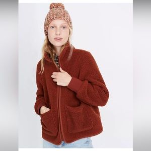 Madewell Polartec Fleece Zip-Up Jacket size xs